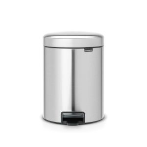 cos gunoi inox cu pedala brabantia newicon 5 l mat 8710755112102