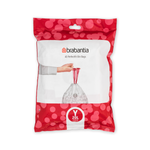 Saci de gunoi, cod Y, 40 bucăţi, 20 l, Brabantia - 8710755138263       