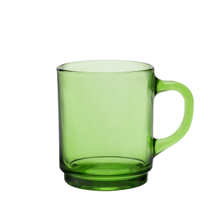Cană, sticlă, verde, 260 ml, Versailles, Duralex - 3550190404043